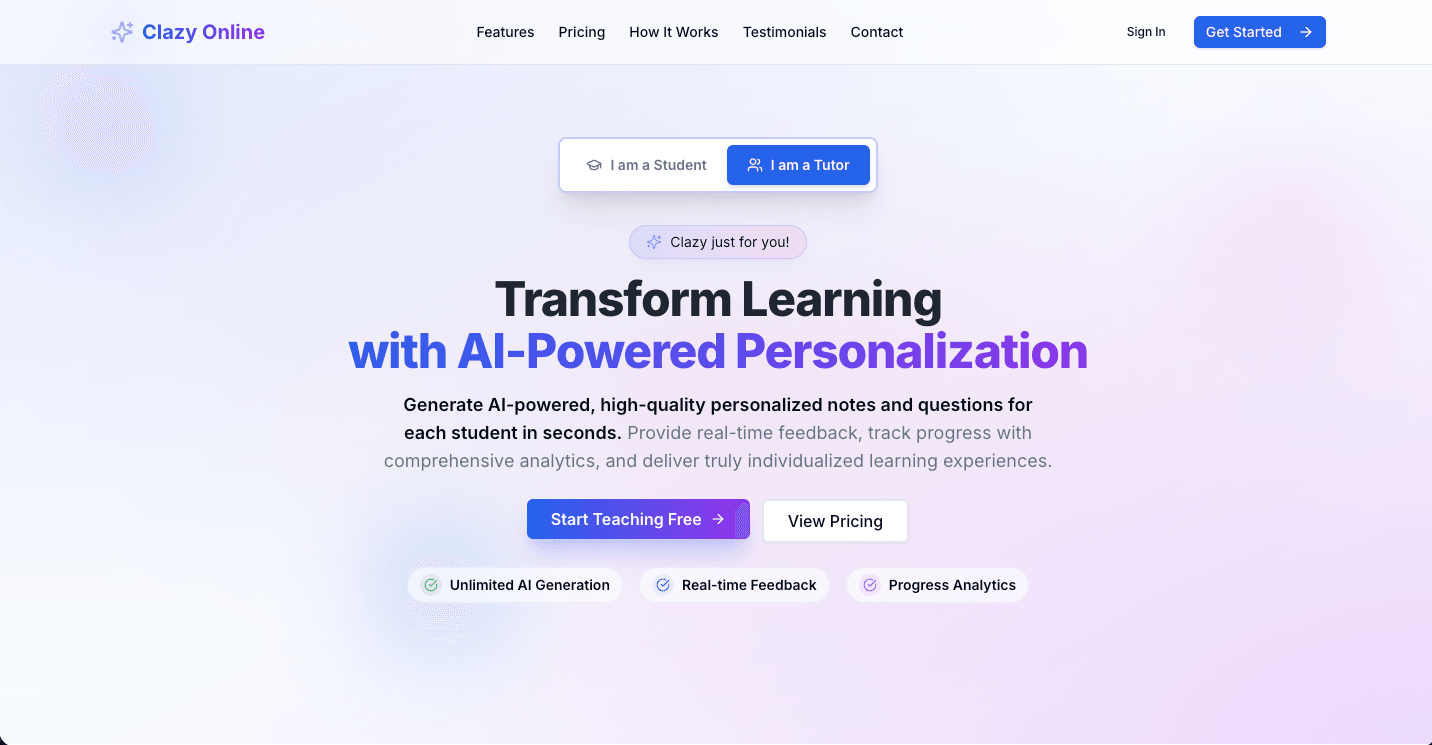 Clazy Online Platform